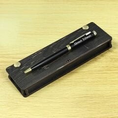 Kişiye Özel İsimli Ahşap Kutulu Hediyelik Metal Tükenmez Kalem