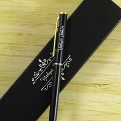 Kişiye Özel Isimli Kalem Metal Tükenmez Kalem Hediyelik Kutulu