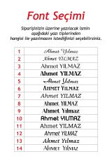 Kişiye Özel İsimli Metal Rubber Tükenmez Kalem - Kutulu