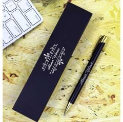 Kişiye Özel İsimli Metal Rubber Tükenmez Kalem - Kutulu