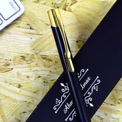 Kişiye Özel İsimli Metal Rubber Tükenmez Kalem - Kutulu