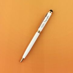 Kişiye Özel İsimli Beyaz Metal Tükenmez Kalem Hediyelik Kutulu 1005B