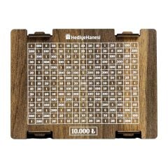 Parabox - 10.000tl Kumbara - Ahşap Para Biriktirme Hedef Kutusu - Hediyelik Ürünler